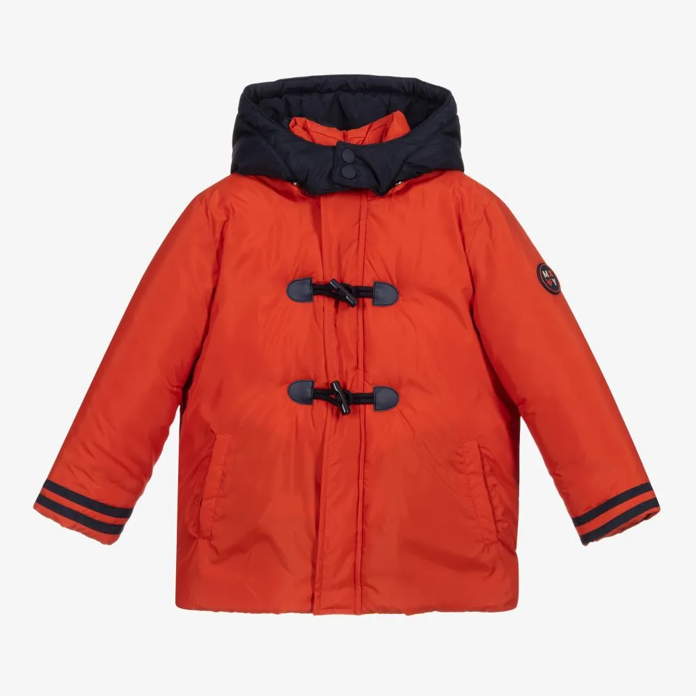 Orange Padded Duffle Coat