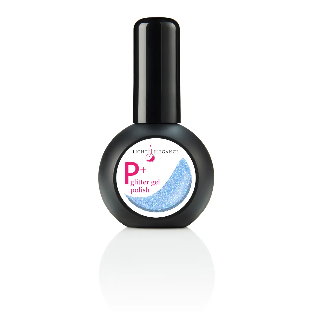 P+ Yummy Gummy, Glitter Gel Polish, 15 ml (D)