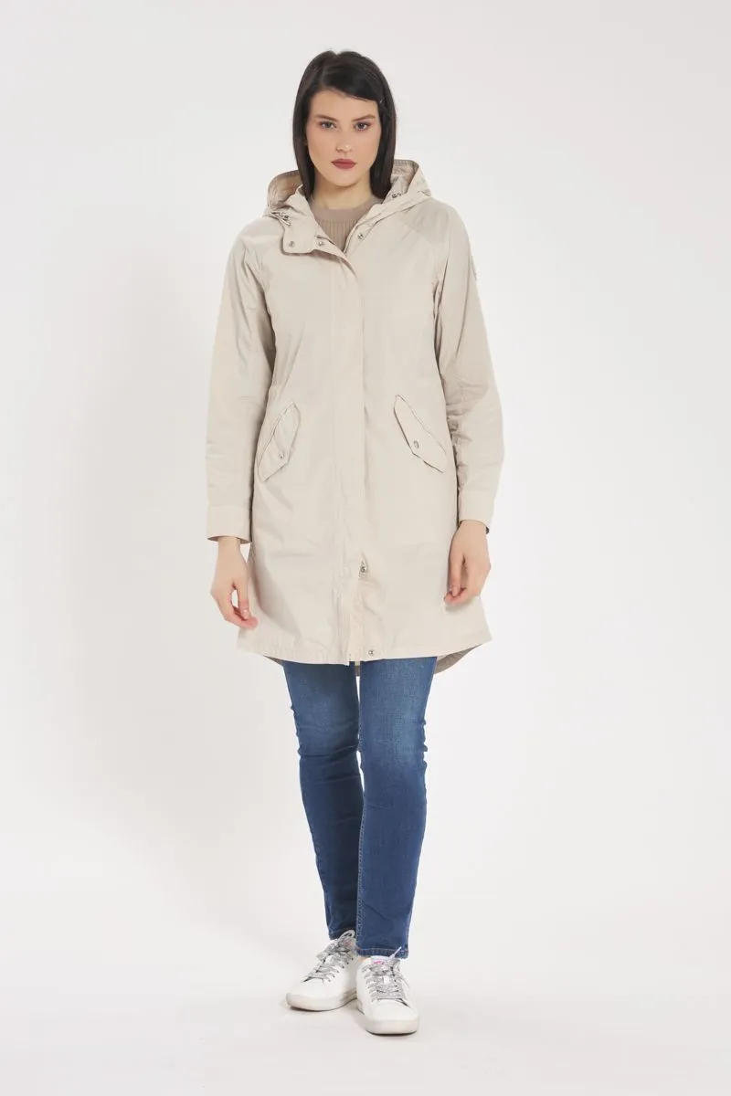 Parka Donna Beige