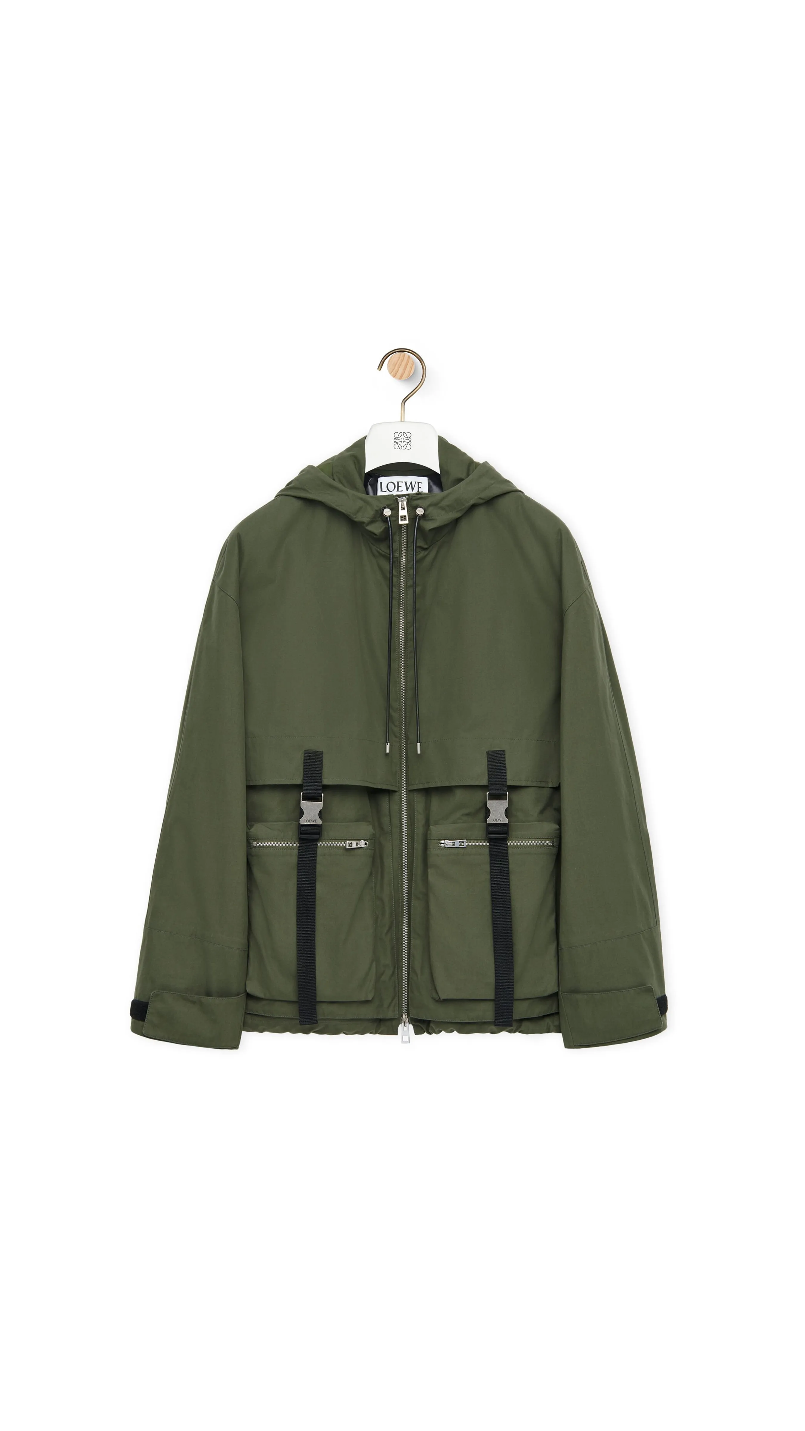 Parka In Cotton - Kakhi Green