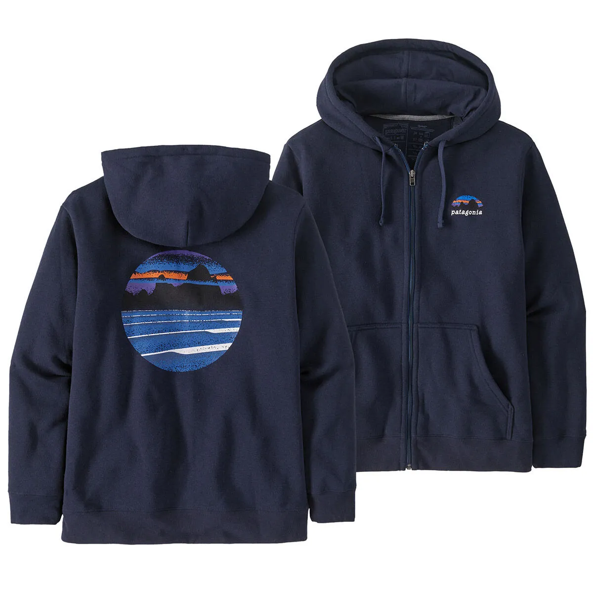 Patagonia Men's Skyline Stencil Uprisal Full-Zip Hoody