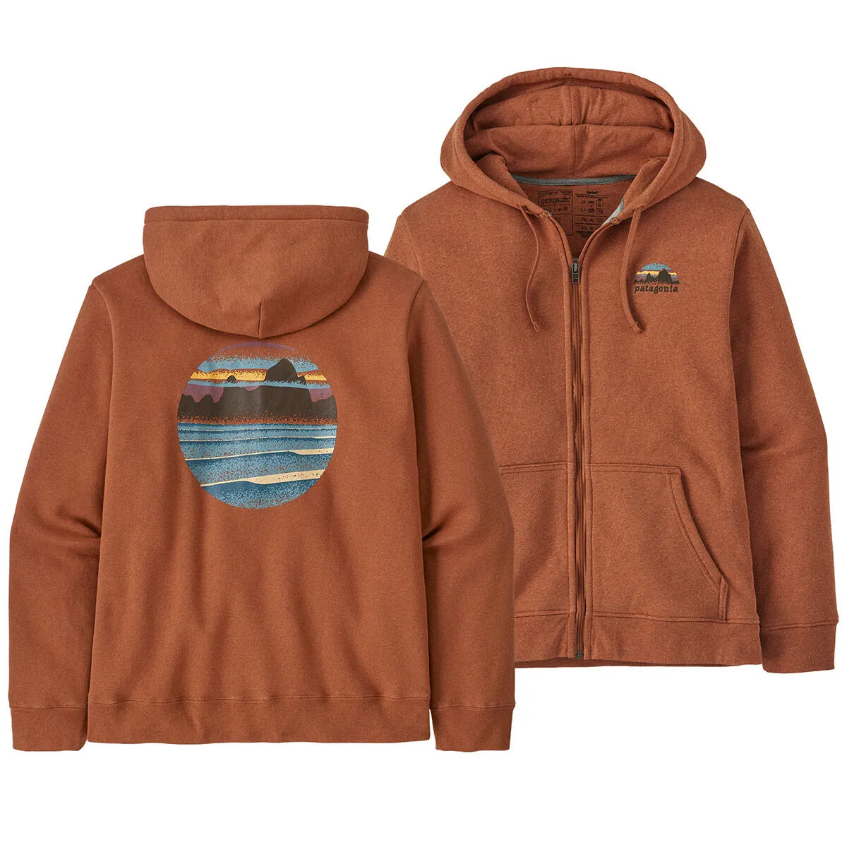 Patagonia Men's Skyline Stencil Uprisal Full-Zip Hoody