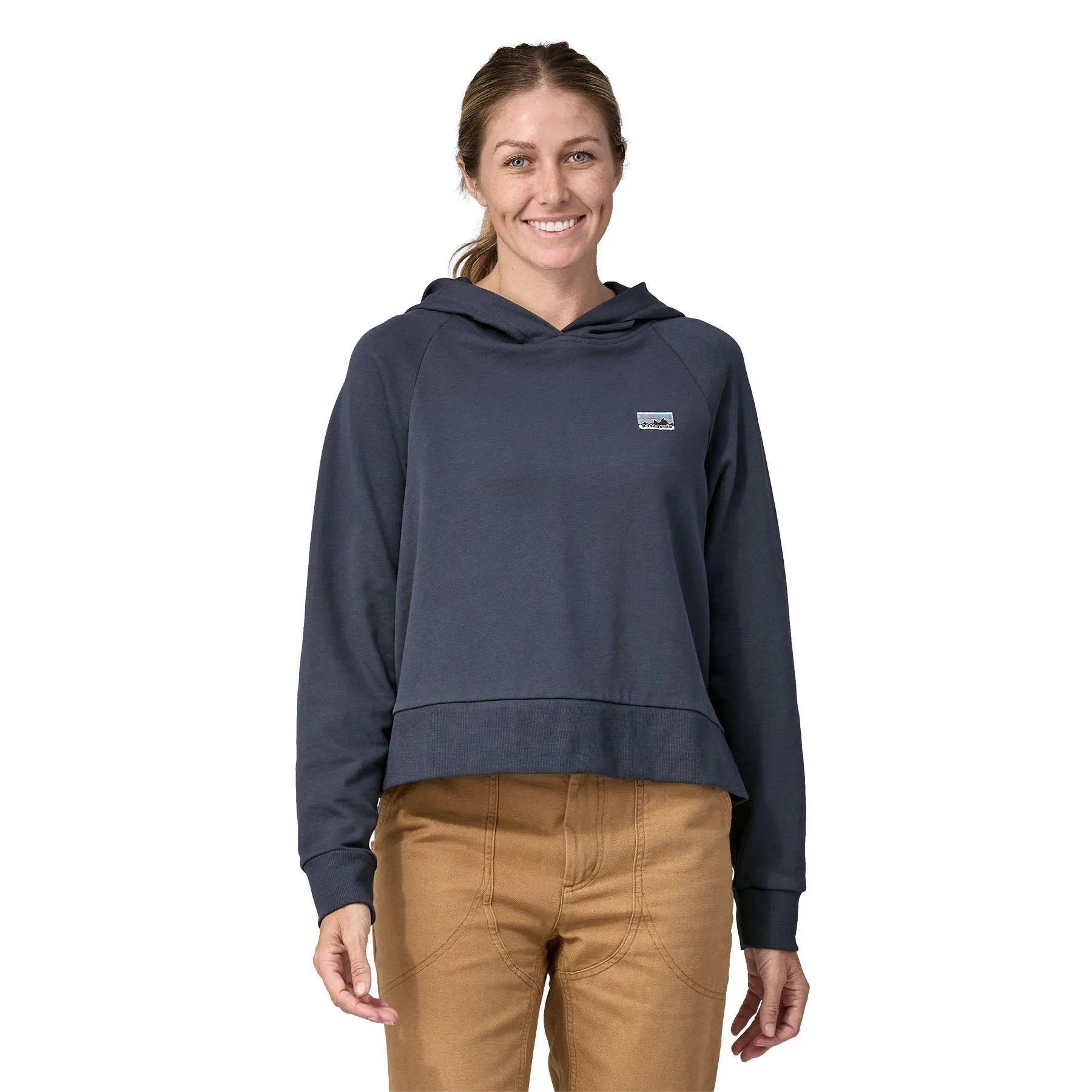 Patagonia Women's Organic Cotton Essential Hoody - Navy | Tiso