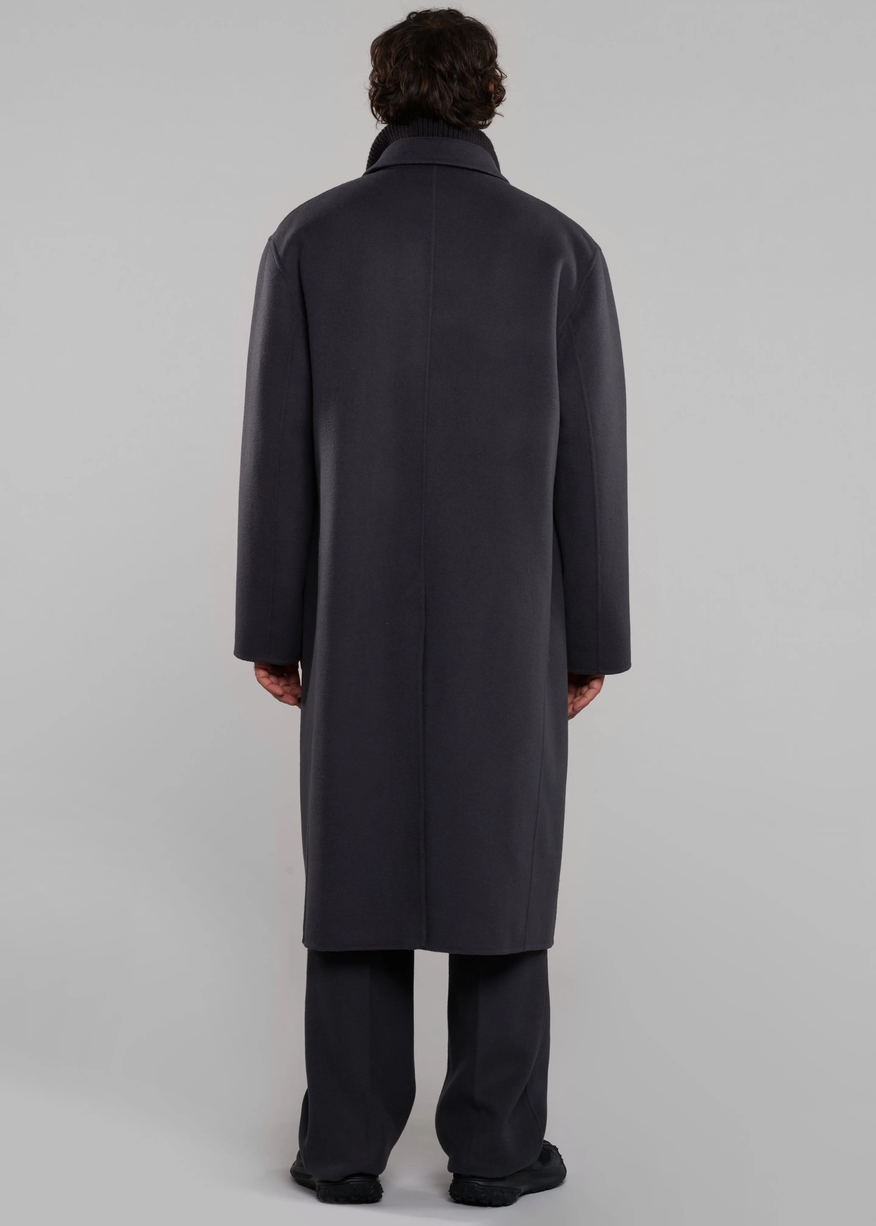 Paxton Wool Coat - Dark Grey