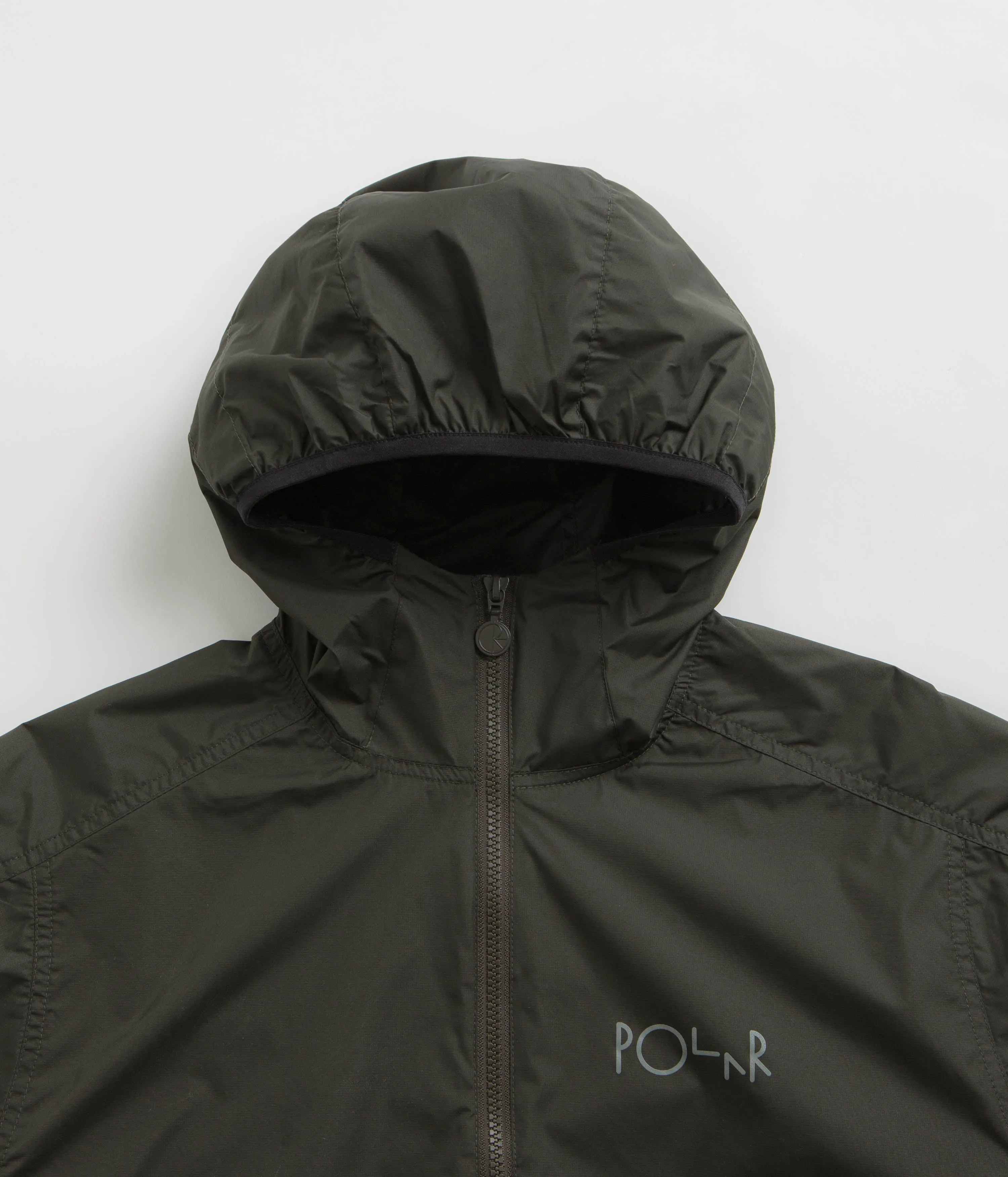 Polar Packable Anorak Jacket - Dirty Black