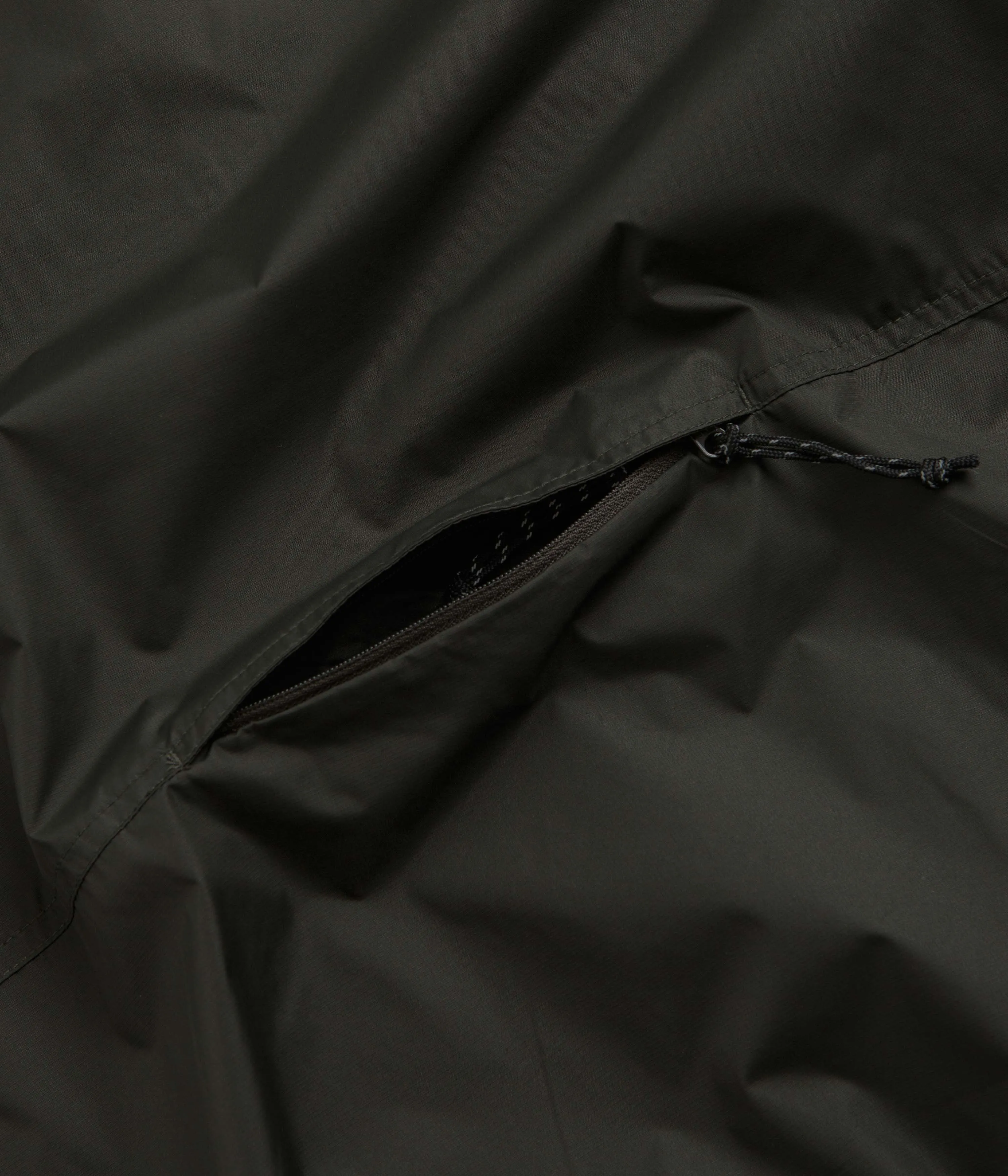 Polar Packable Anorak Jacket - Dirty Black