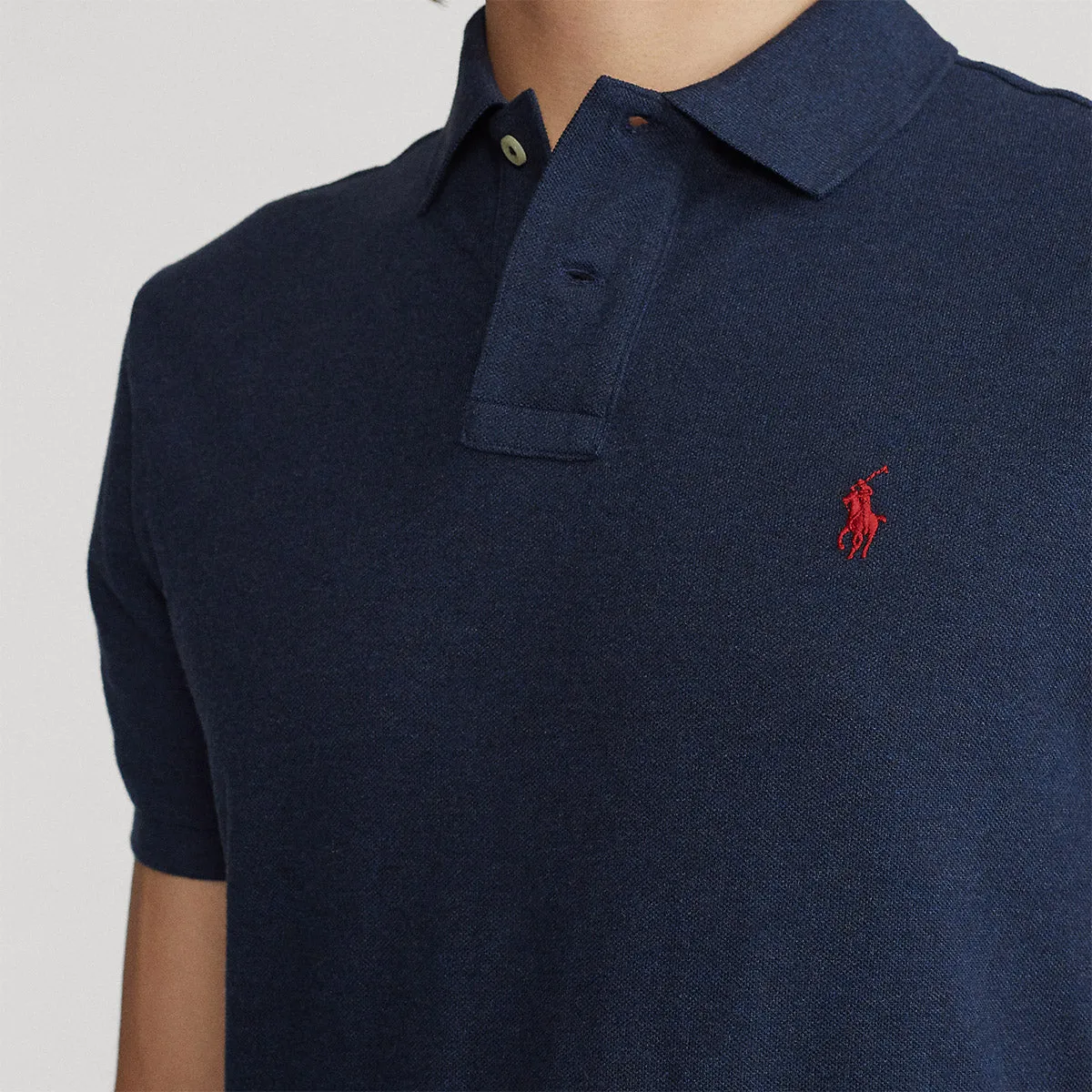 Polo Ralph Lauren - Slim Fit Mesh Polo Shirt in Navy