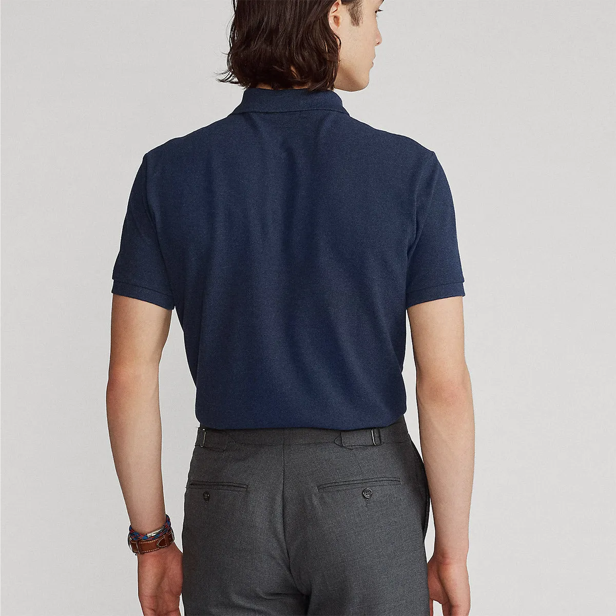 Polo Ralph Lauren - Slim Fit Mesh Polo Shirt in Navy