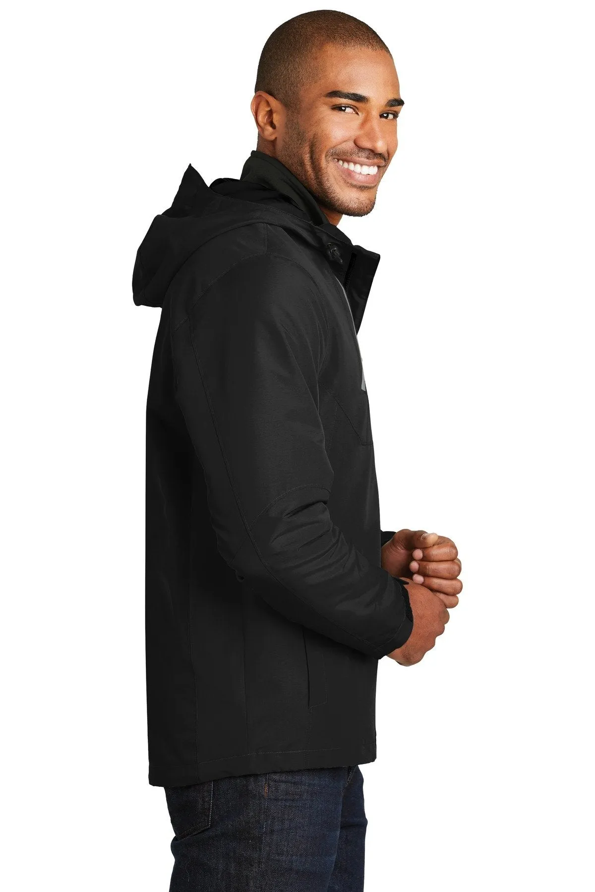 Port Authority Merge 3-in-1 Jacket J338 Deep Black