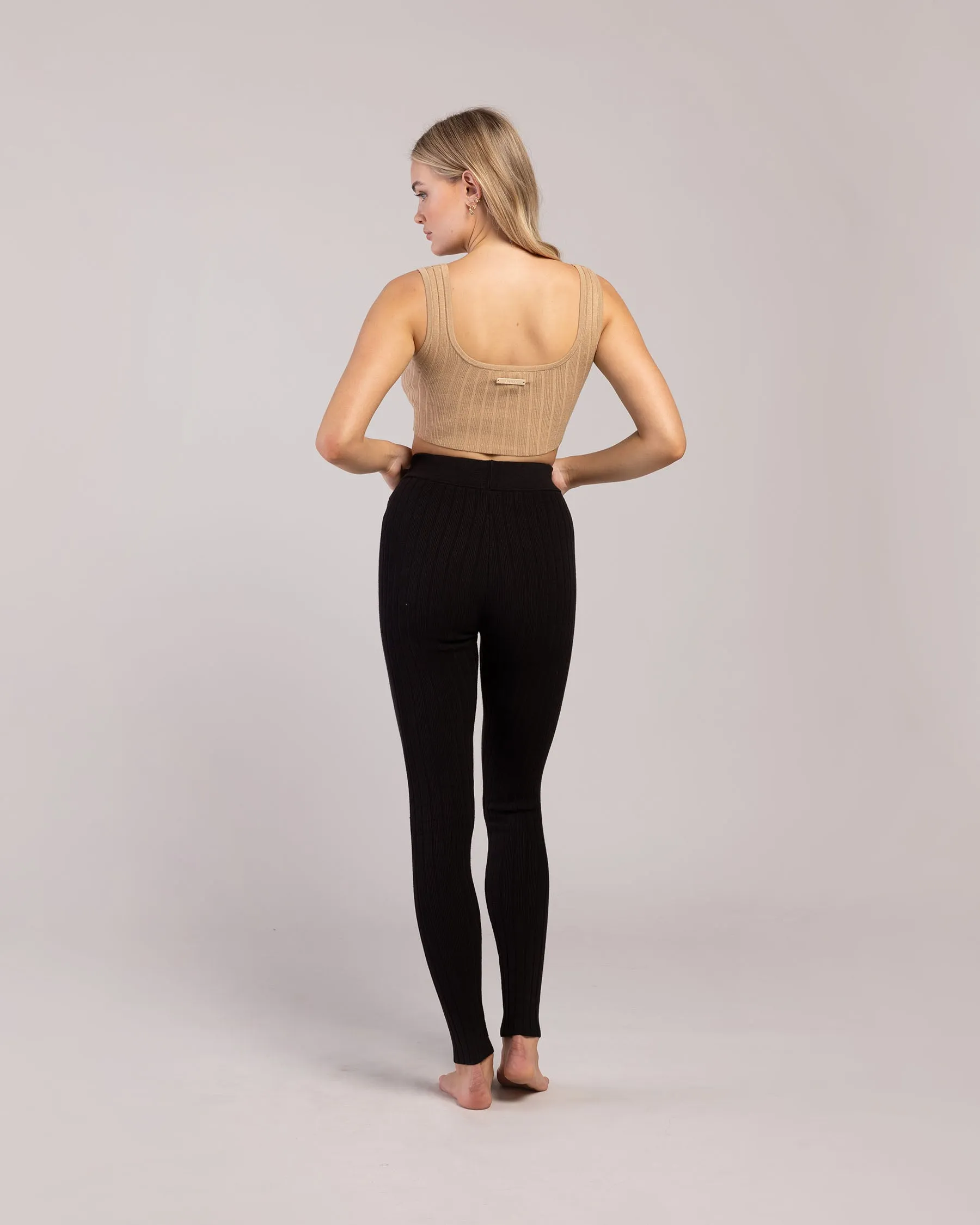 Rib Lounge Full Length Legging