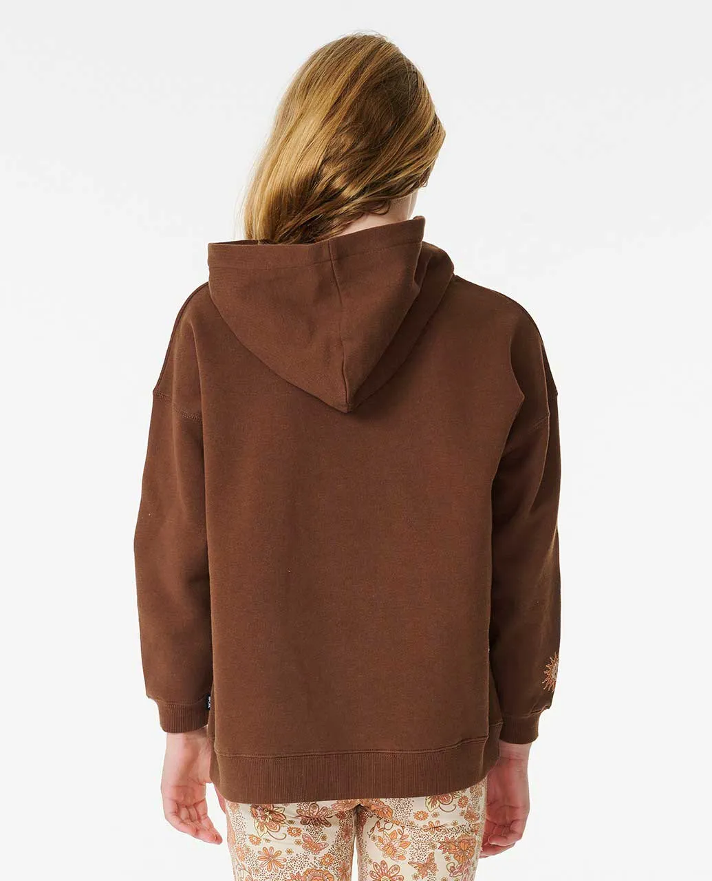 RIPCURL SUN CATCHER HOOD GIRL-BROWN