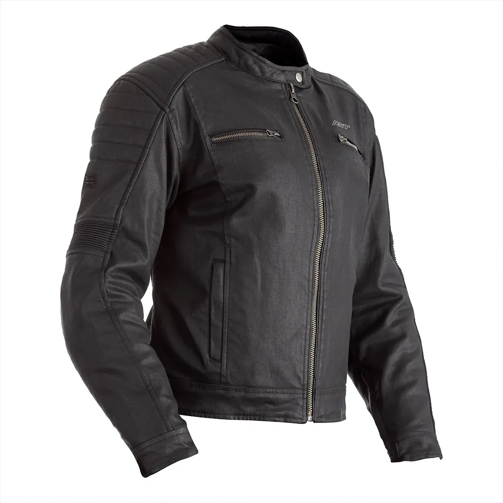 RST Brixton Wax Cotton Ladies Jacket - Black