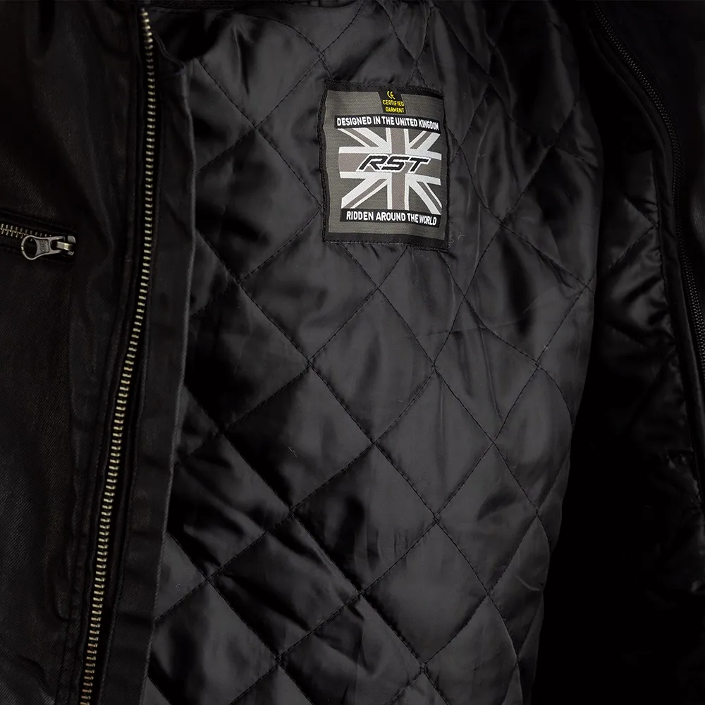 RST Brixton Wax Cotton Ladies Jacket - Black