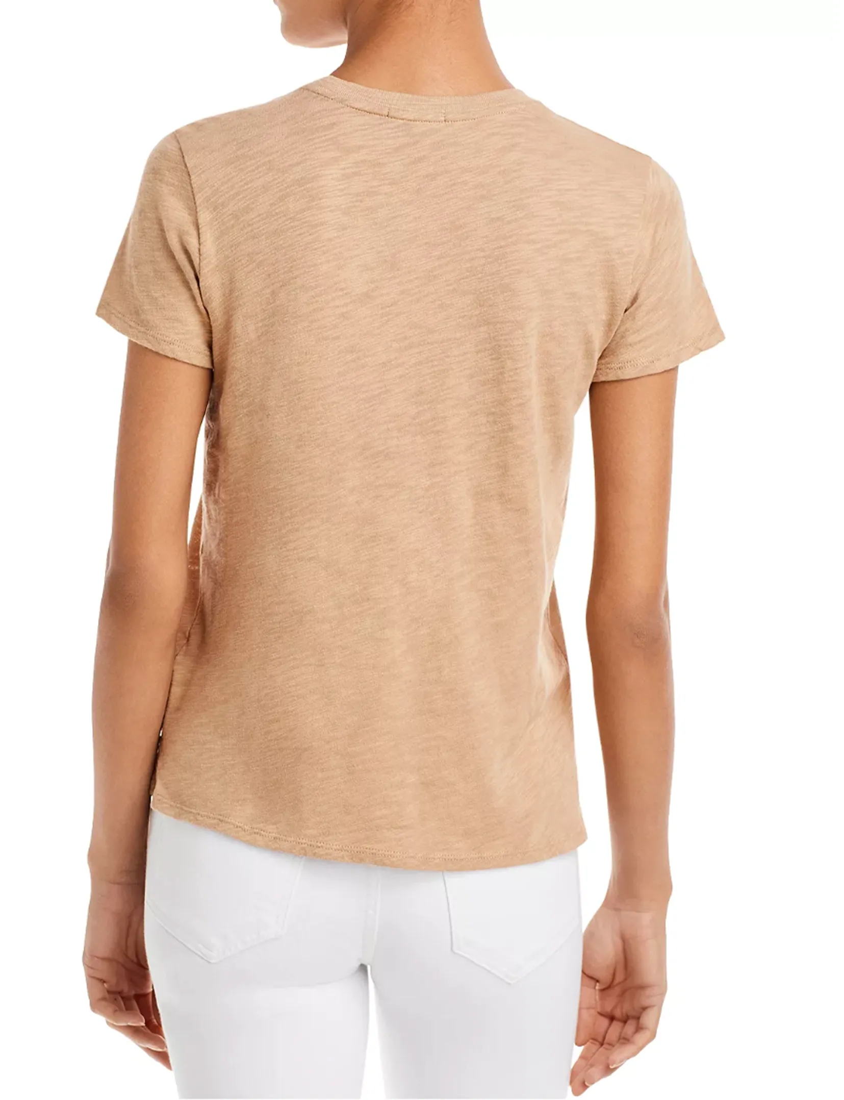 Schoolboy Crew Tee, Camel