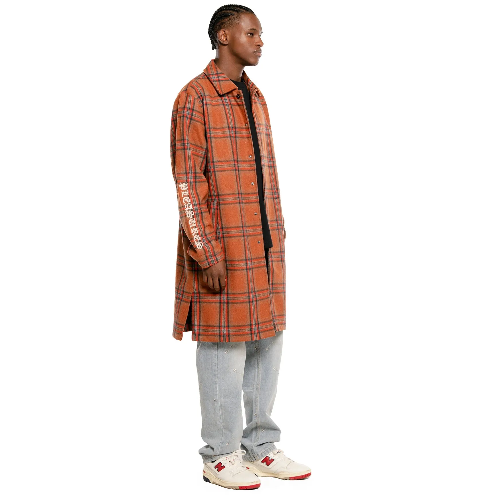 Soul Plaid Trench Coat