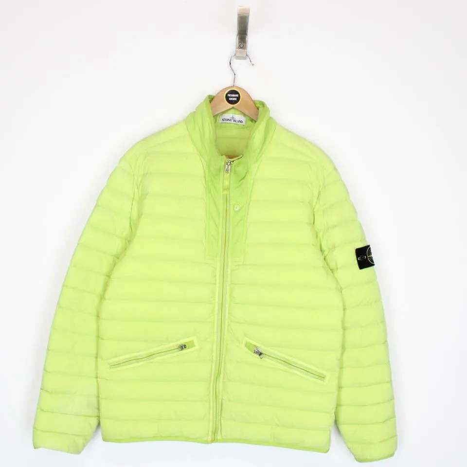 Stone Island AW 2019 Loom Woven Down Jacket Large