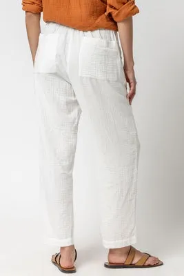 Straight Leg Gauze Pant