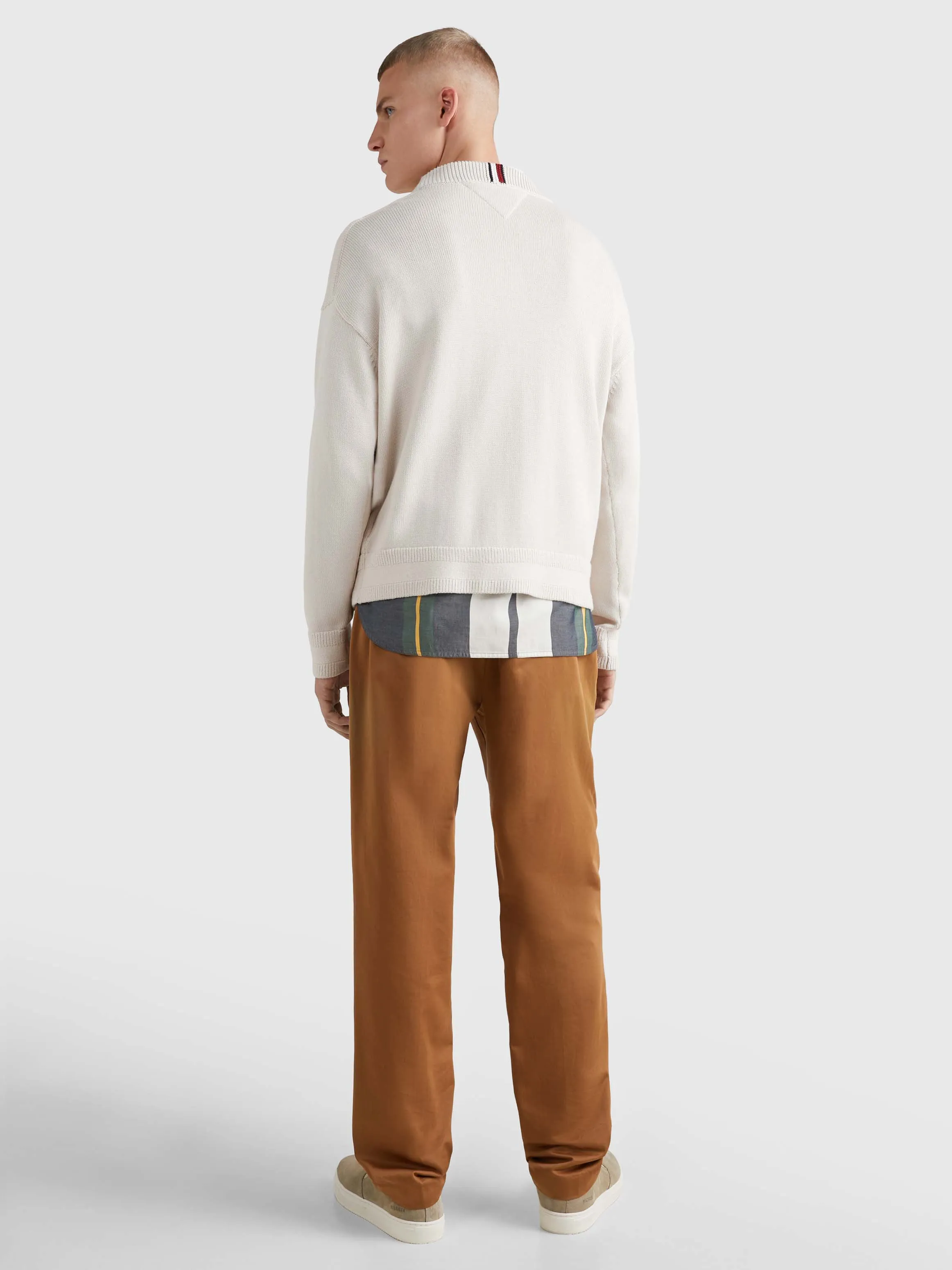 Stripe Crew Neck Relaxed Fit Jumper | Sweatshirts & Hoodies | Tommy Hilfiger