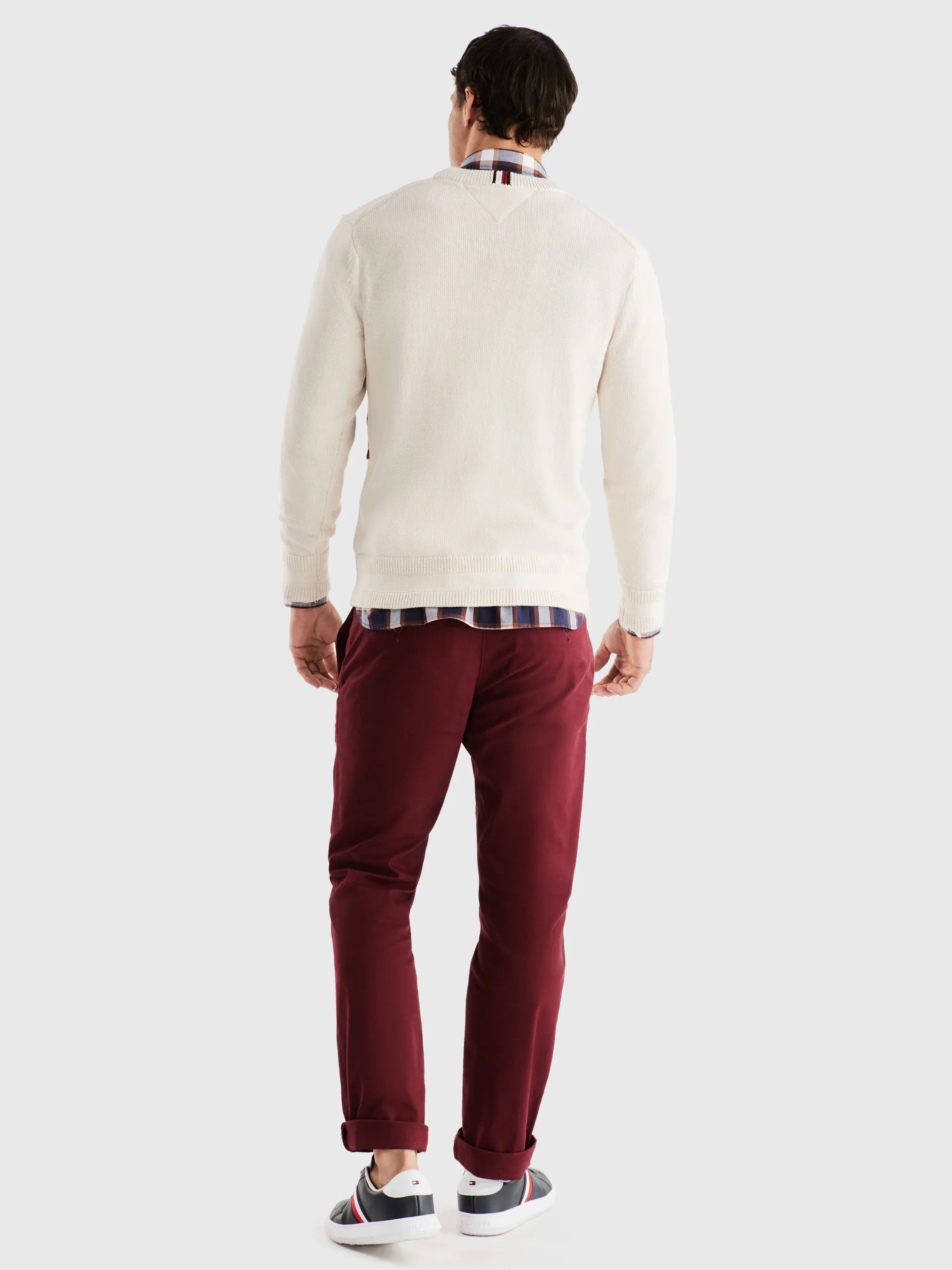 Stripe Crew Neck Relaxed Fit Jumper | Sweatshirts & Hoodies | Tommy Hilfiger