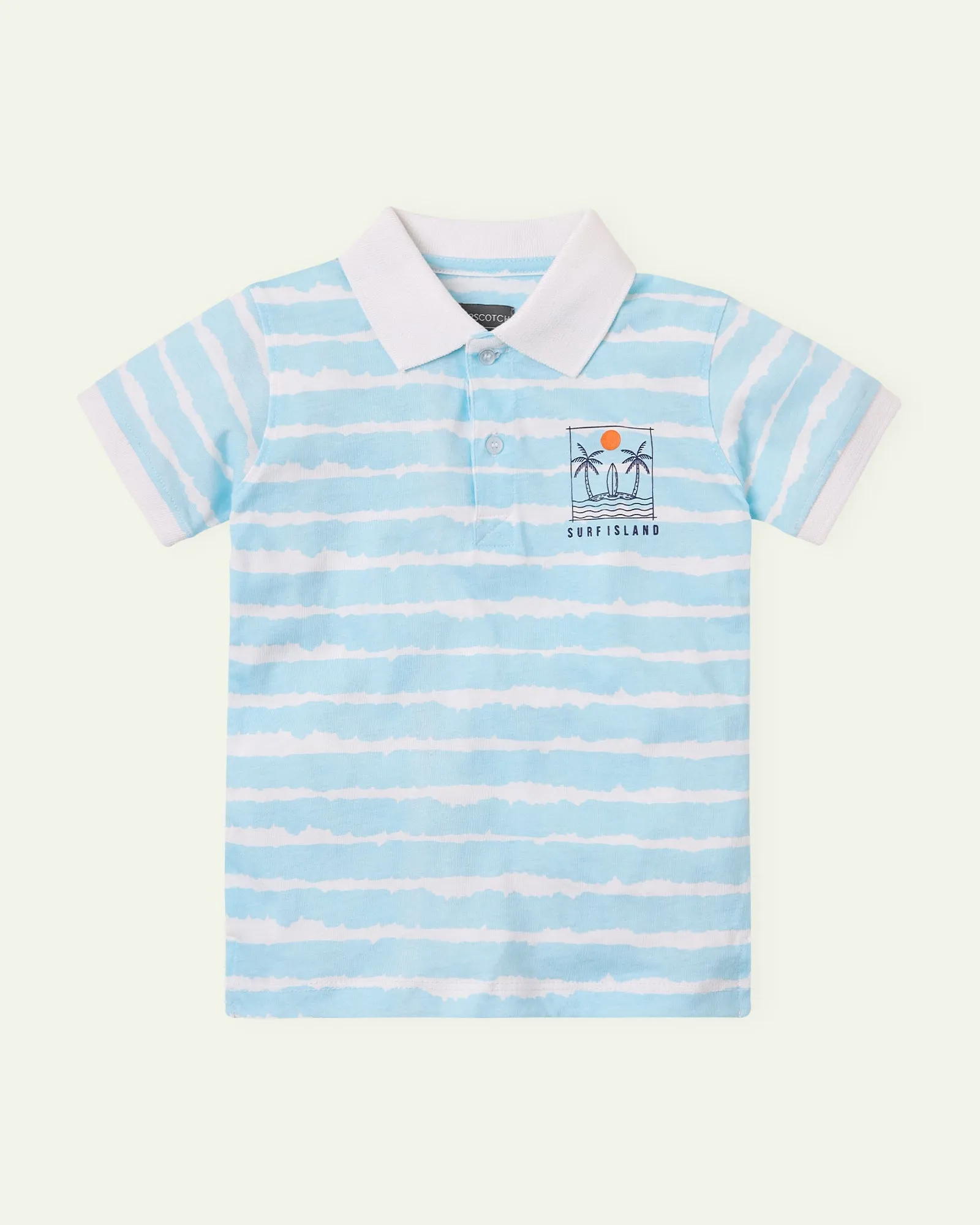 Surf Island Stripe Polo