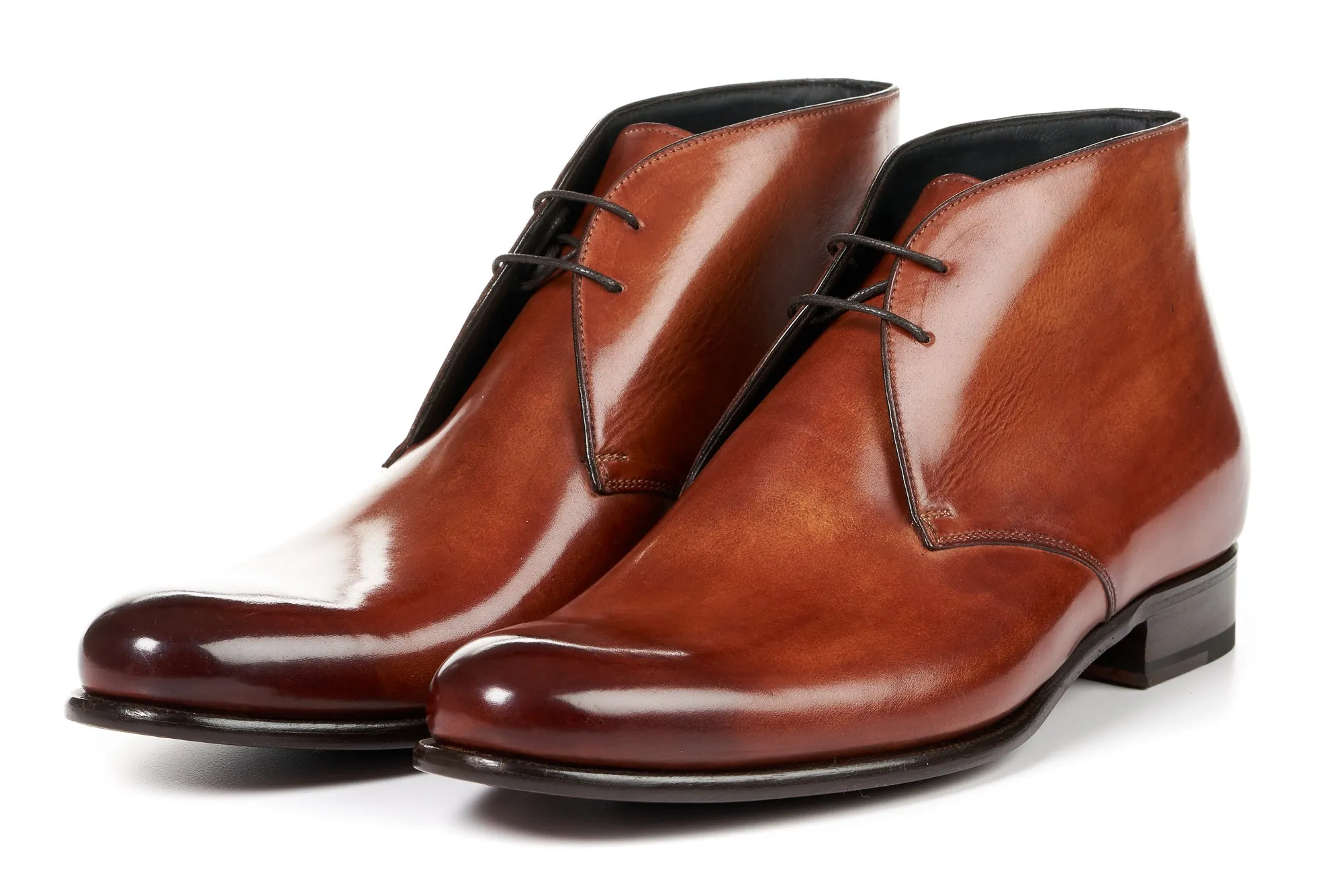 The Newman Chukka Boot - Havana Brown