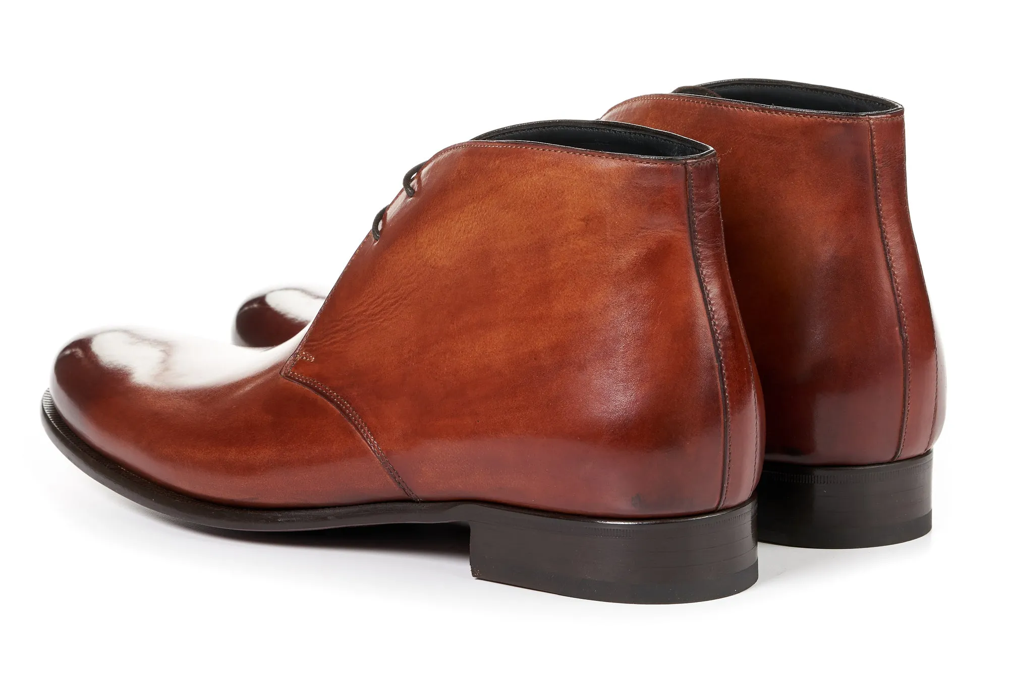 The Newman Chukka Boot - Havana Brown