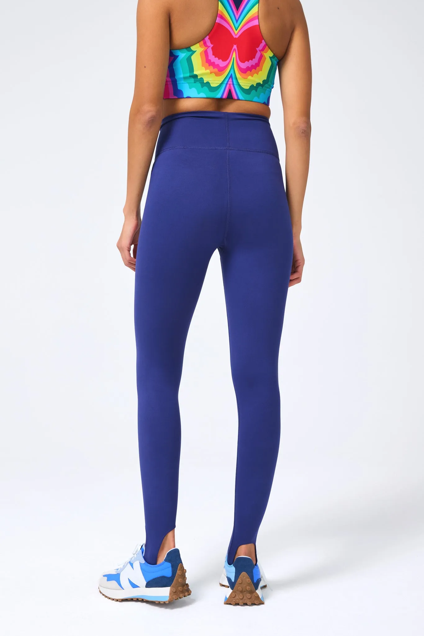 TLC Stirrup Leggings in Navy