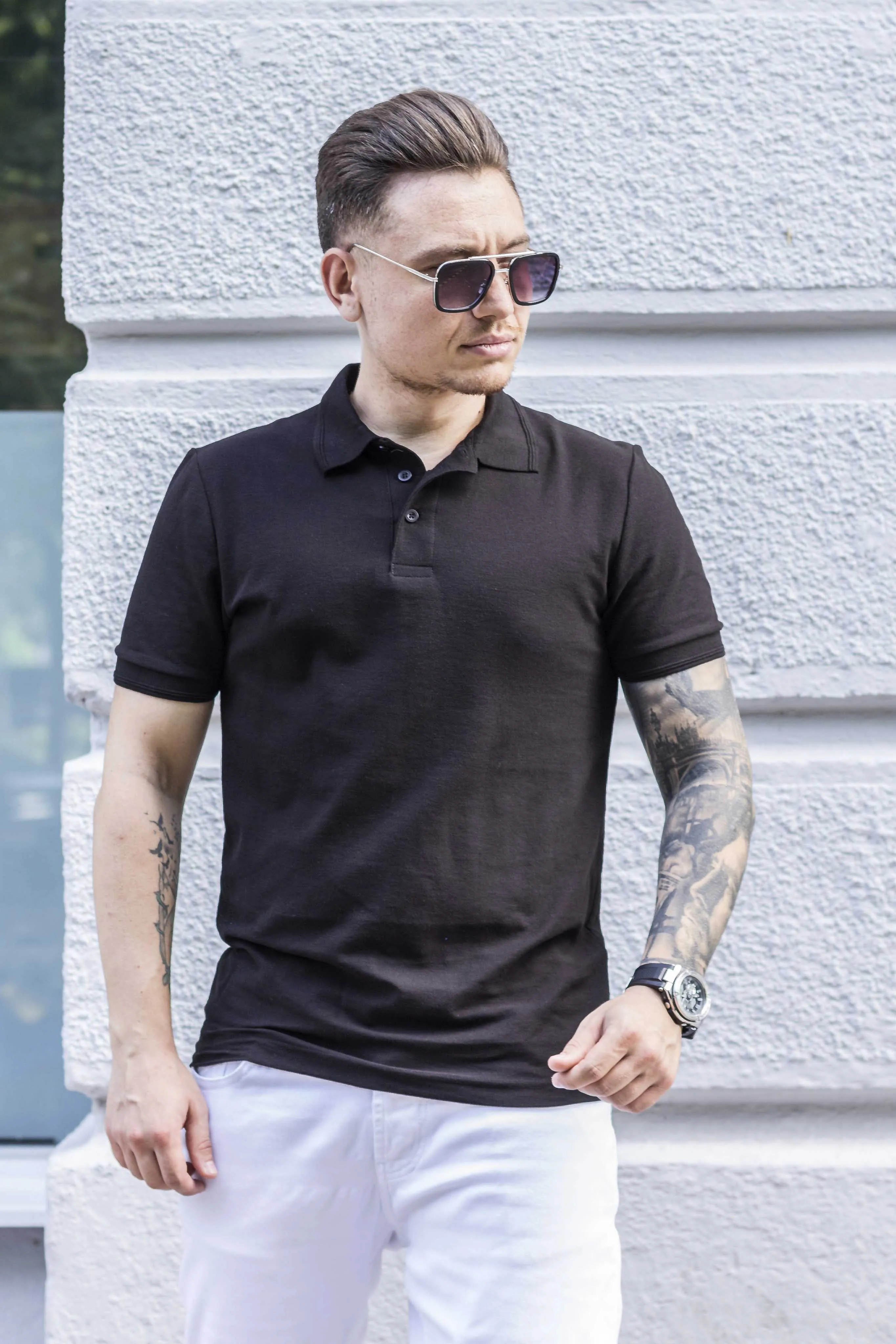 Tricou Polo Negru