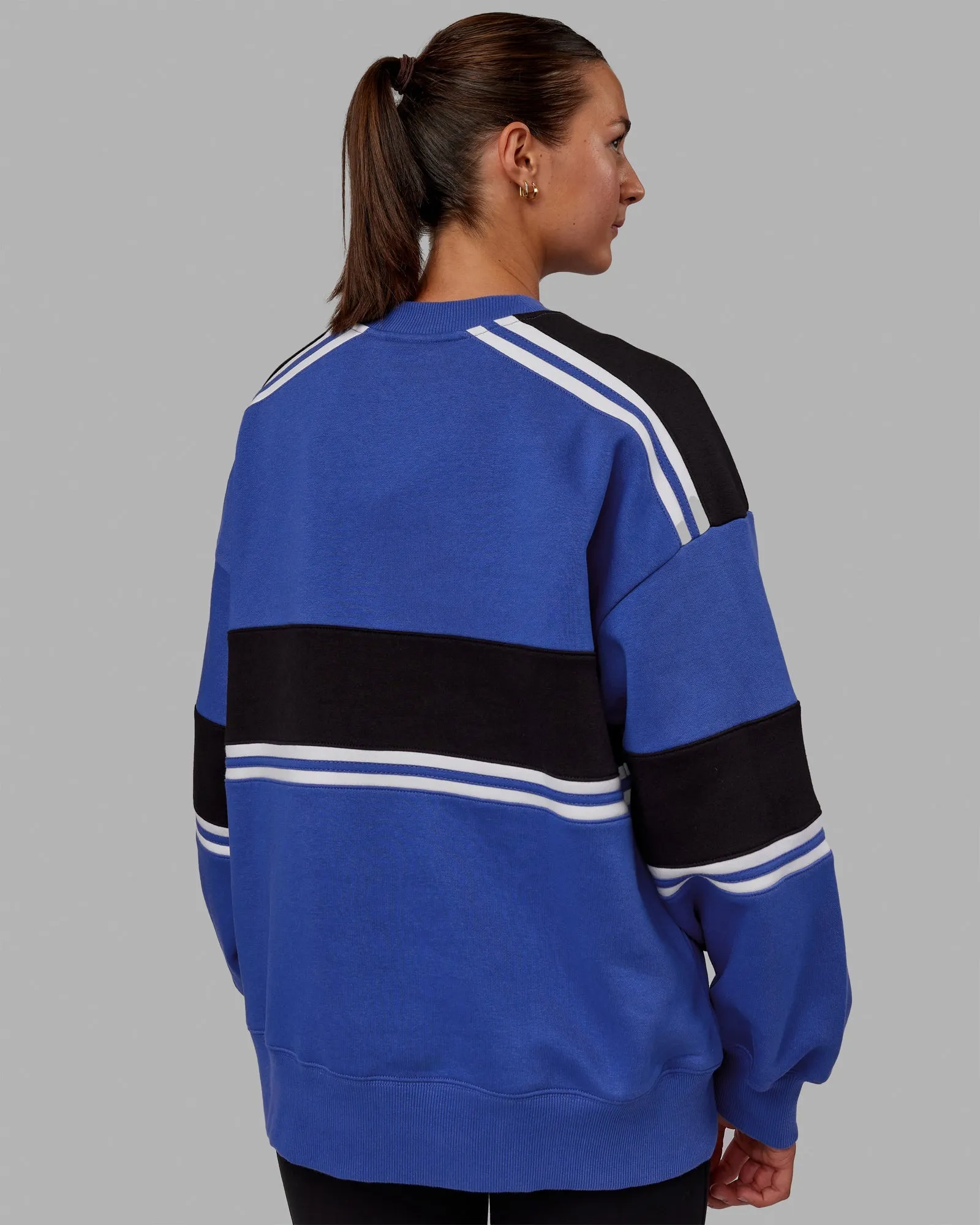 Unisex A-Team Sweater Oversize - Power Cobalt-Black