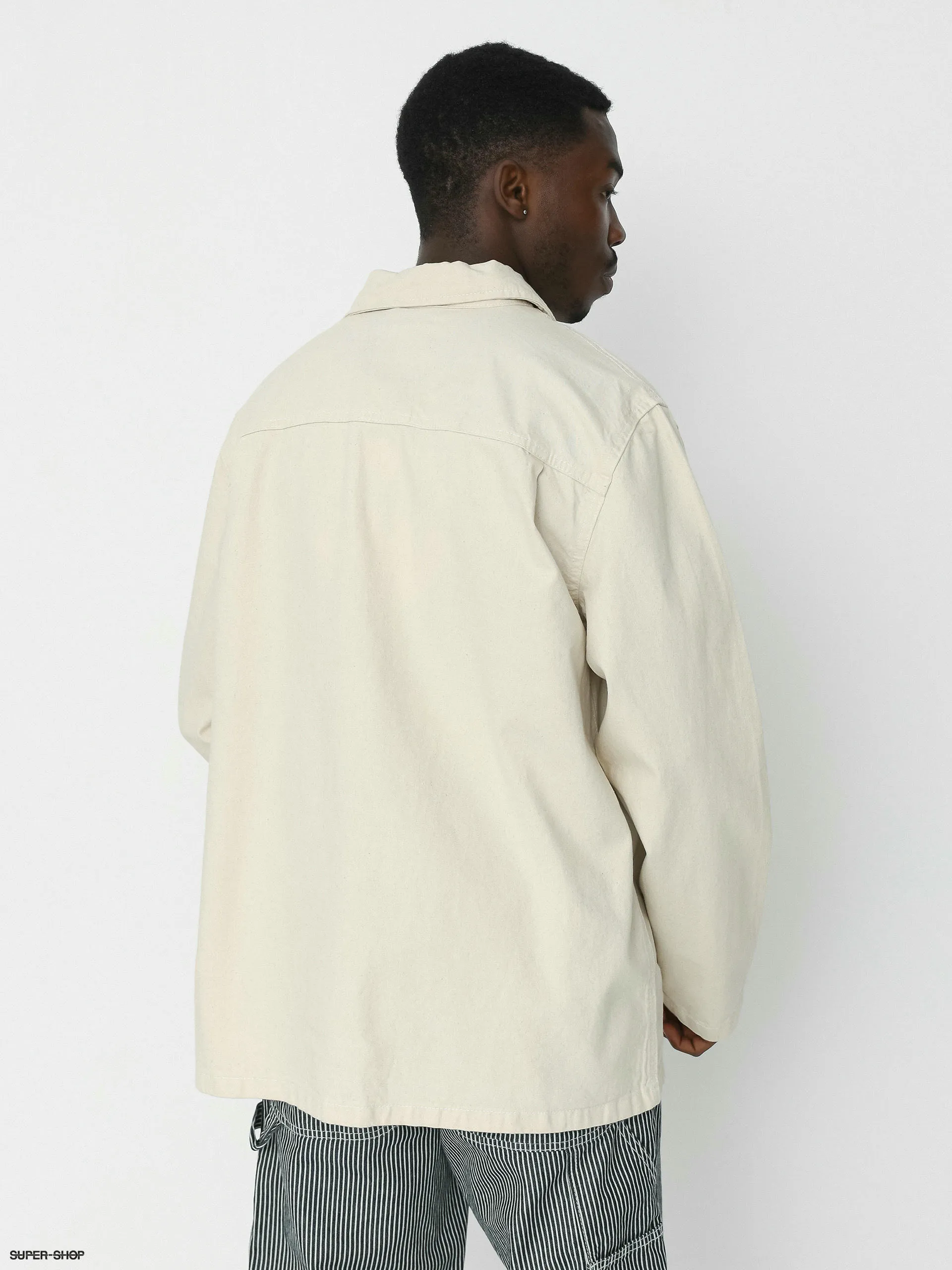 Vans Hickory Stripe Drill Chore Coat Jacket (natural)