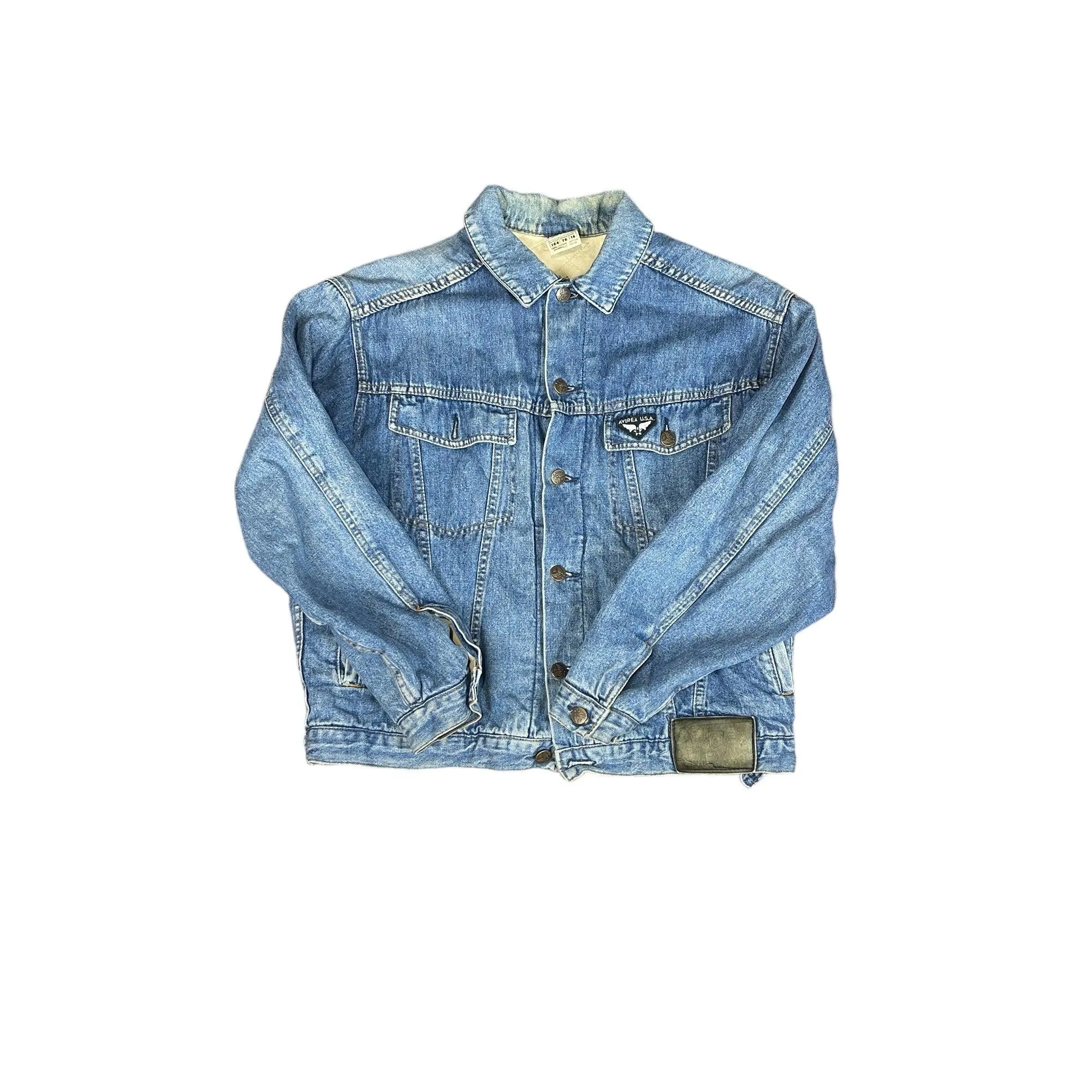 Vintage 90s Avirex Denim Jacket - Small