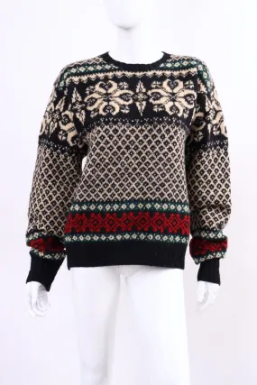 Vintage 90's Polo RALPH LAUREN Hand Knit Fair Isle Sweater