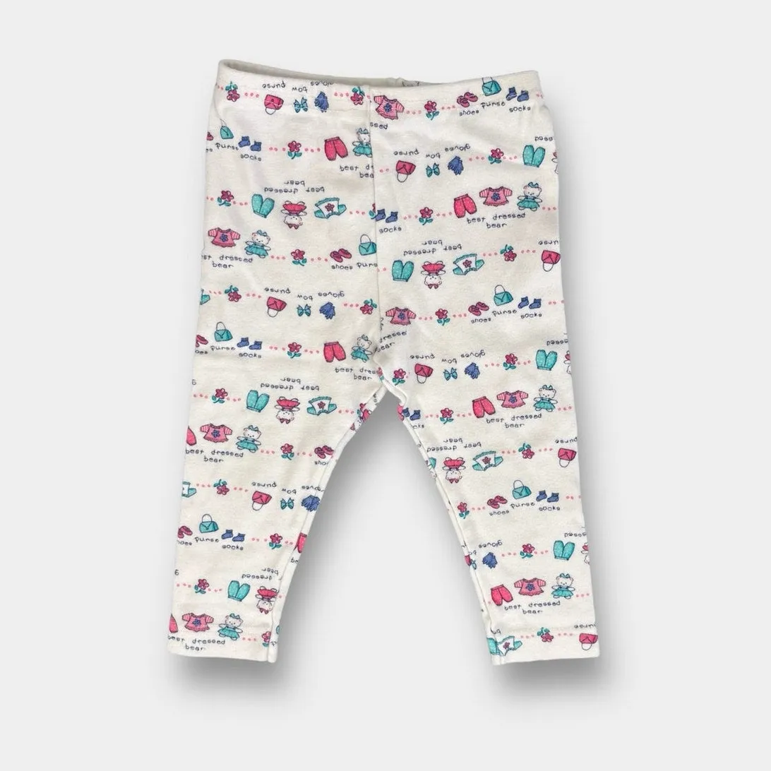 Vintage OshKosh B'gosh Best Dressed Bear Leggings 24 Months USAvin