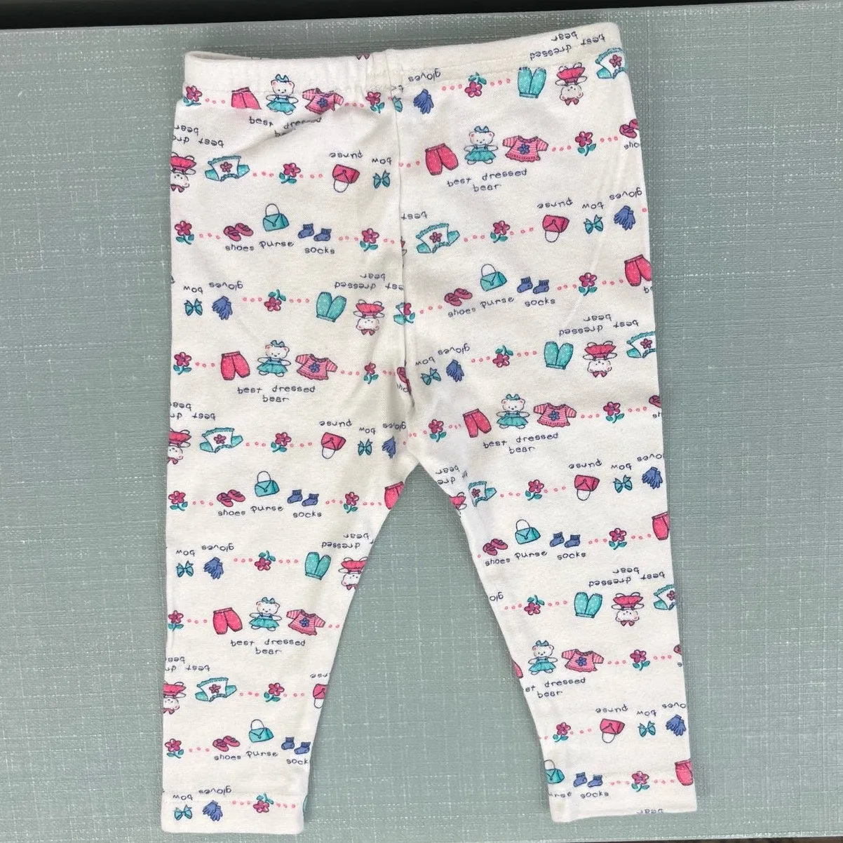 Vintage OshKosh B'gosh Best Dressed Bear Leggings 24 Months USAvin