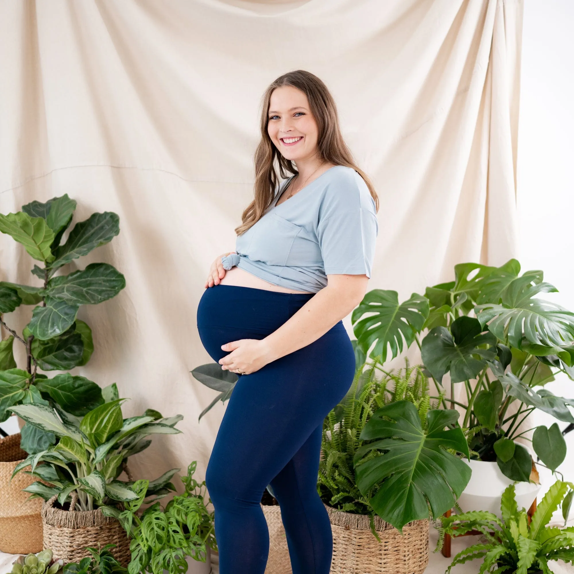 Women's Leggings in Navy